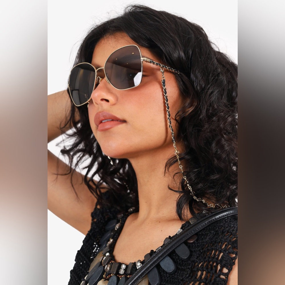 Preowned Chanel Sunglasses with Chain